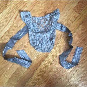 Lace Newborn Romper